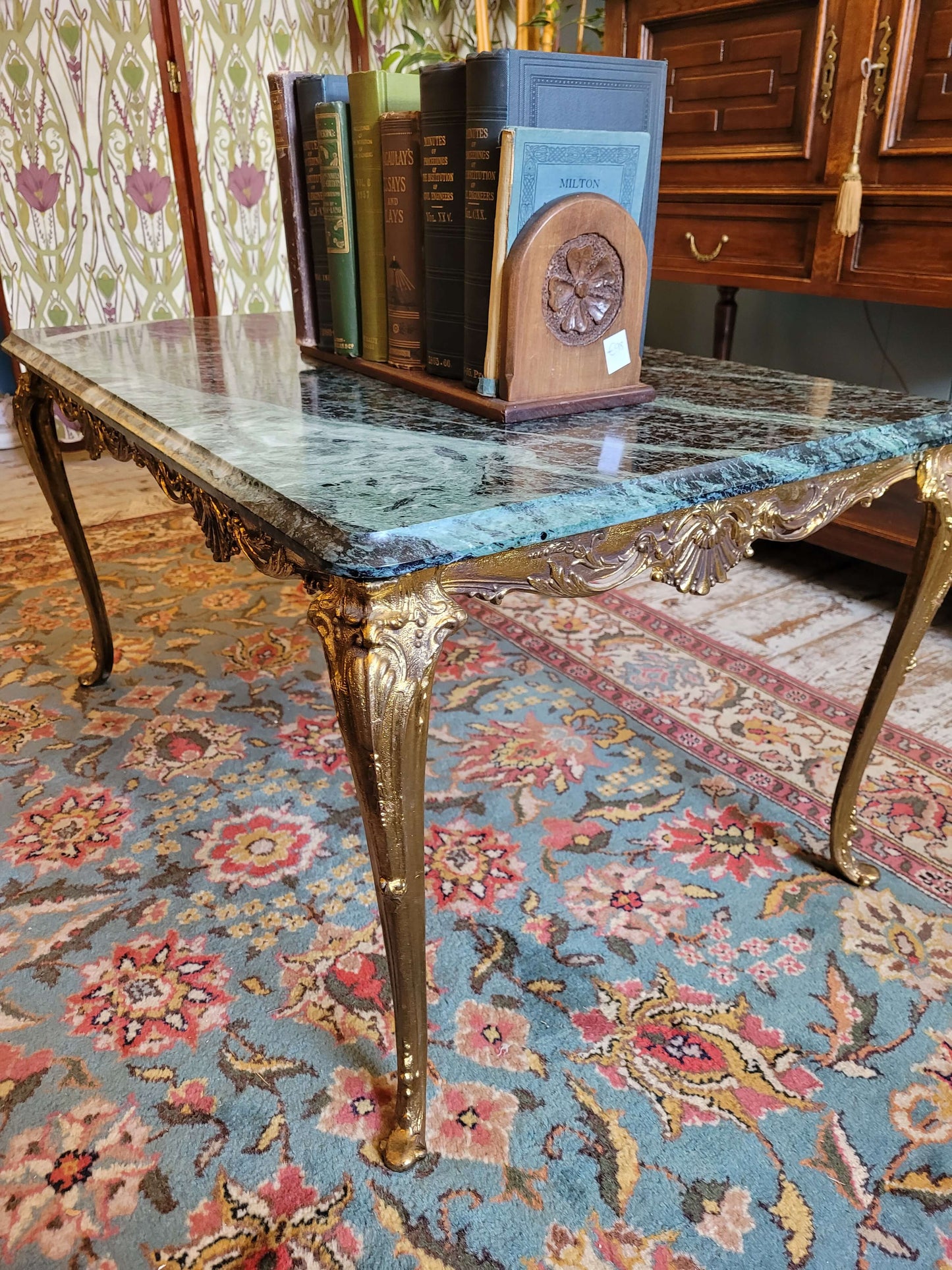 French Marble Topped Coffee Table