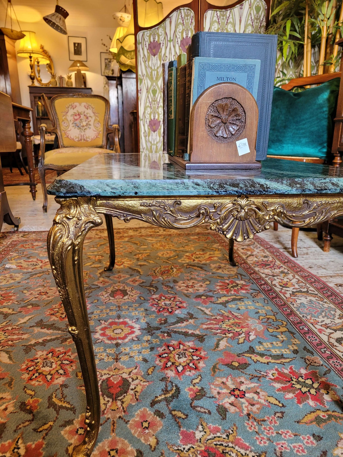 French Marble Topped Coffee Table