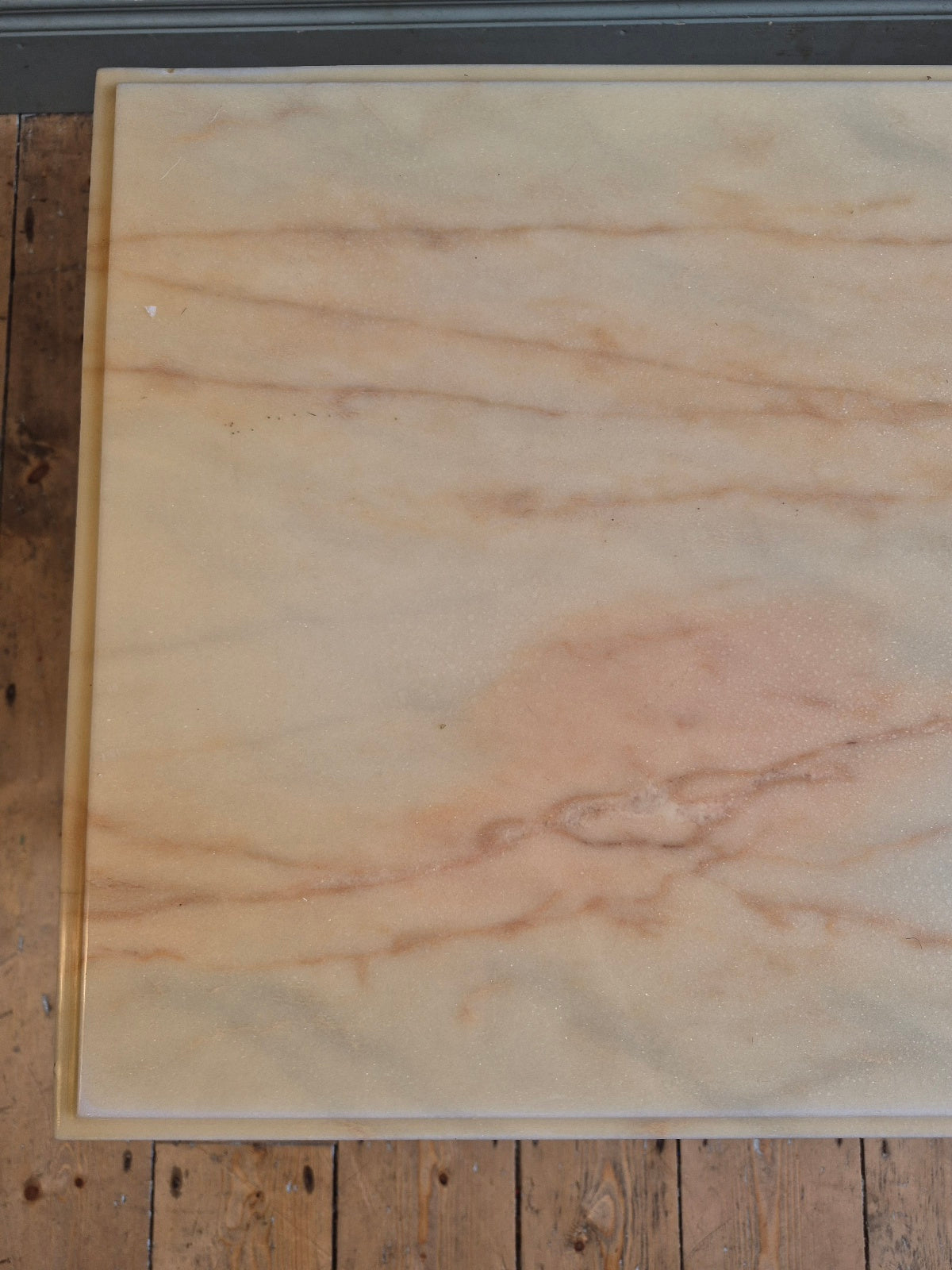 French Marble and Brass Coffee Table