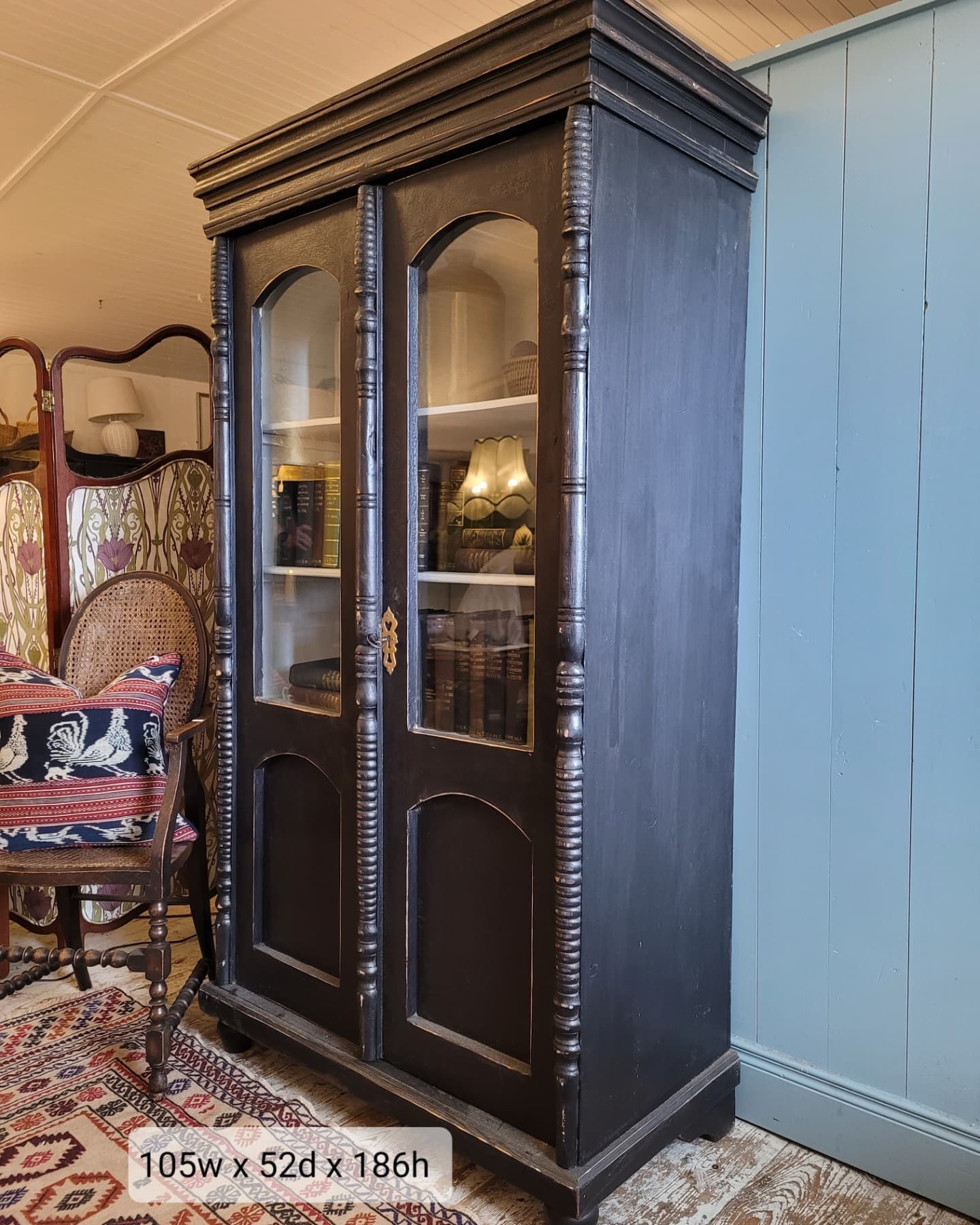French Painted Two Door Cabinet