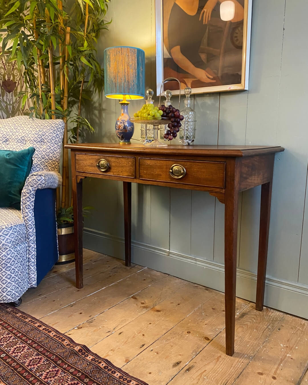 George III Mahogany Side Table