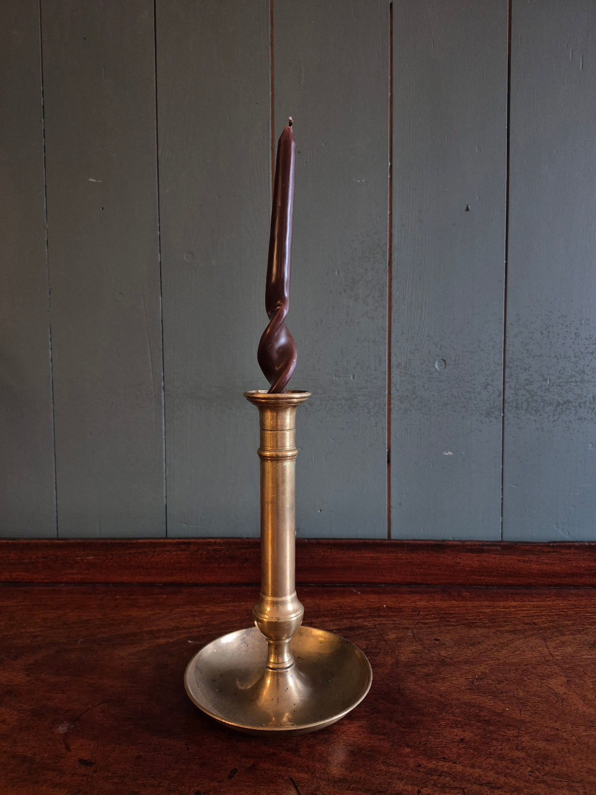 Georgian Brass Candle Stick