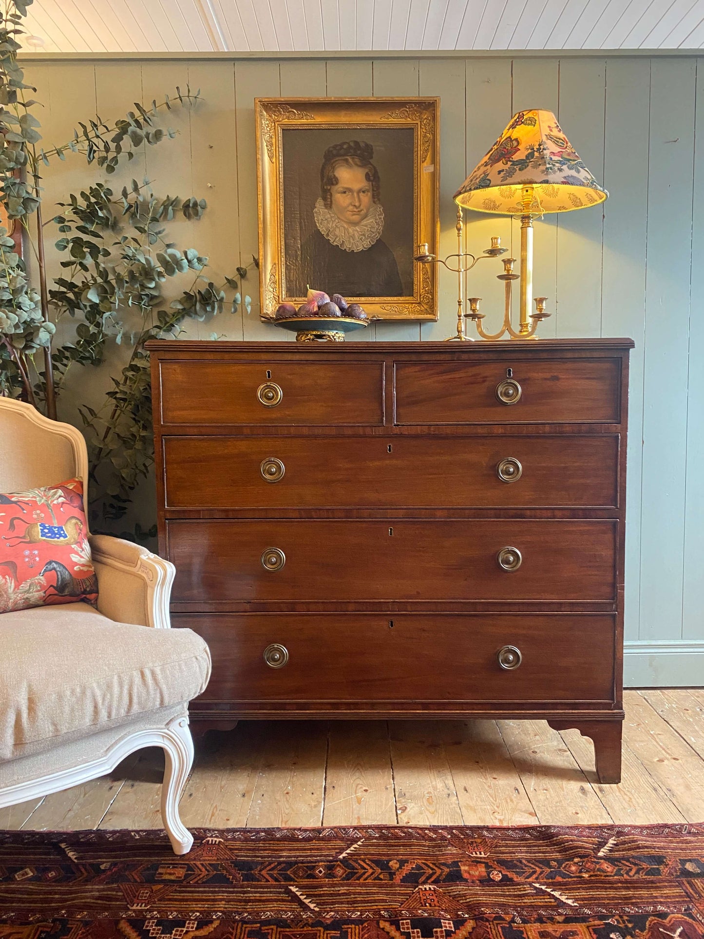 Georgian Mahogany Chest Of Drawers