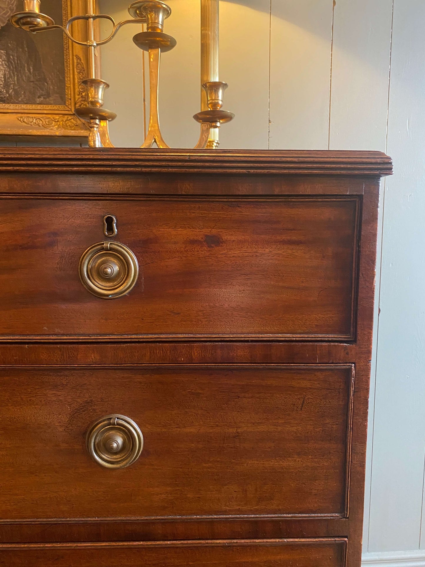 Georgian Mahogany Chest Of Drawers