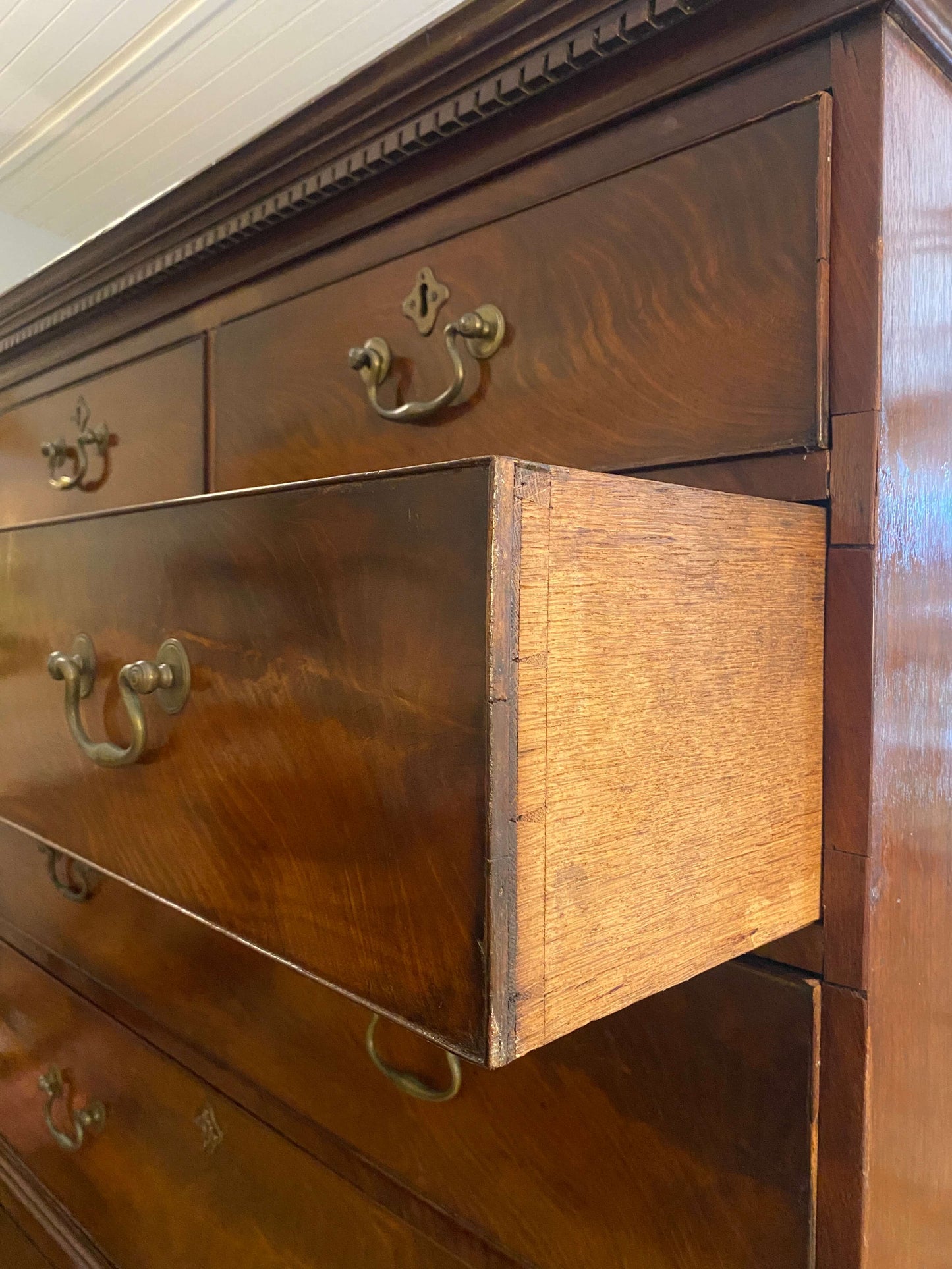 Georgian Mahogany Chest On Chest