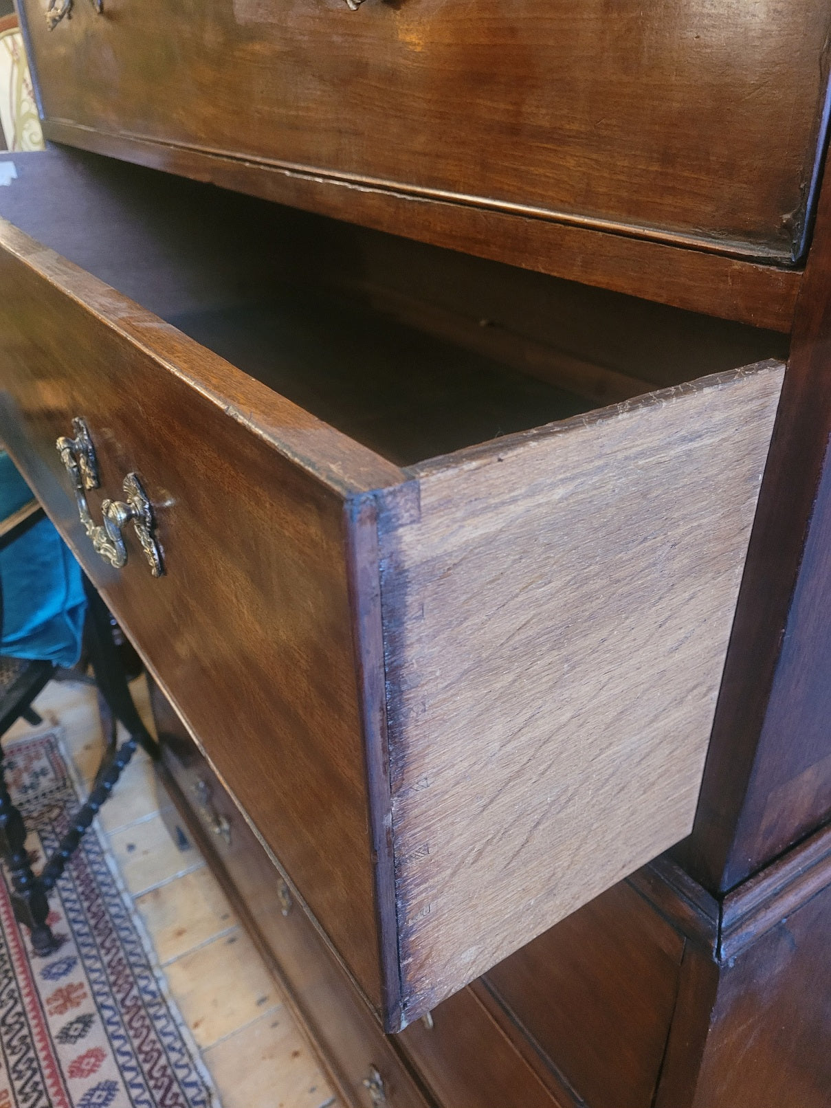 Georgian Mahogany Chest on Chest