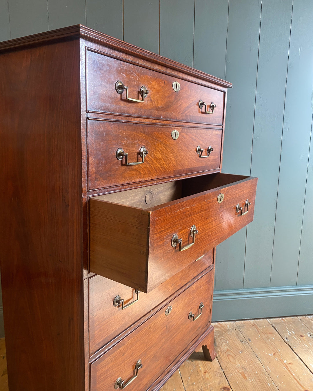 Georgian Mahogany Secretaire