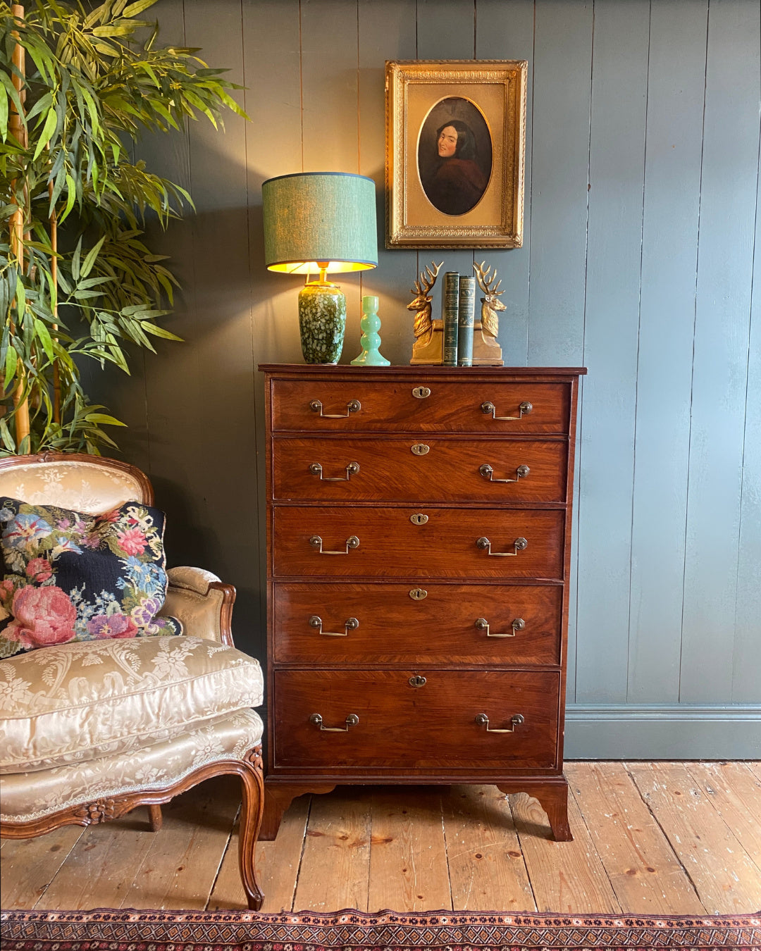 Georgian Mahogany Secretaire