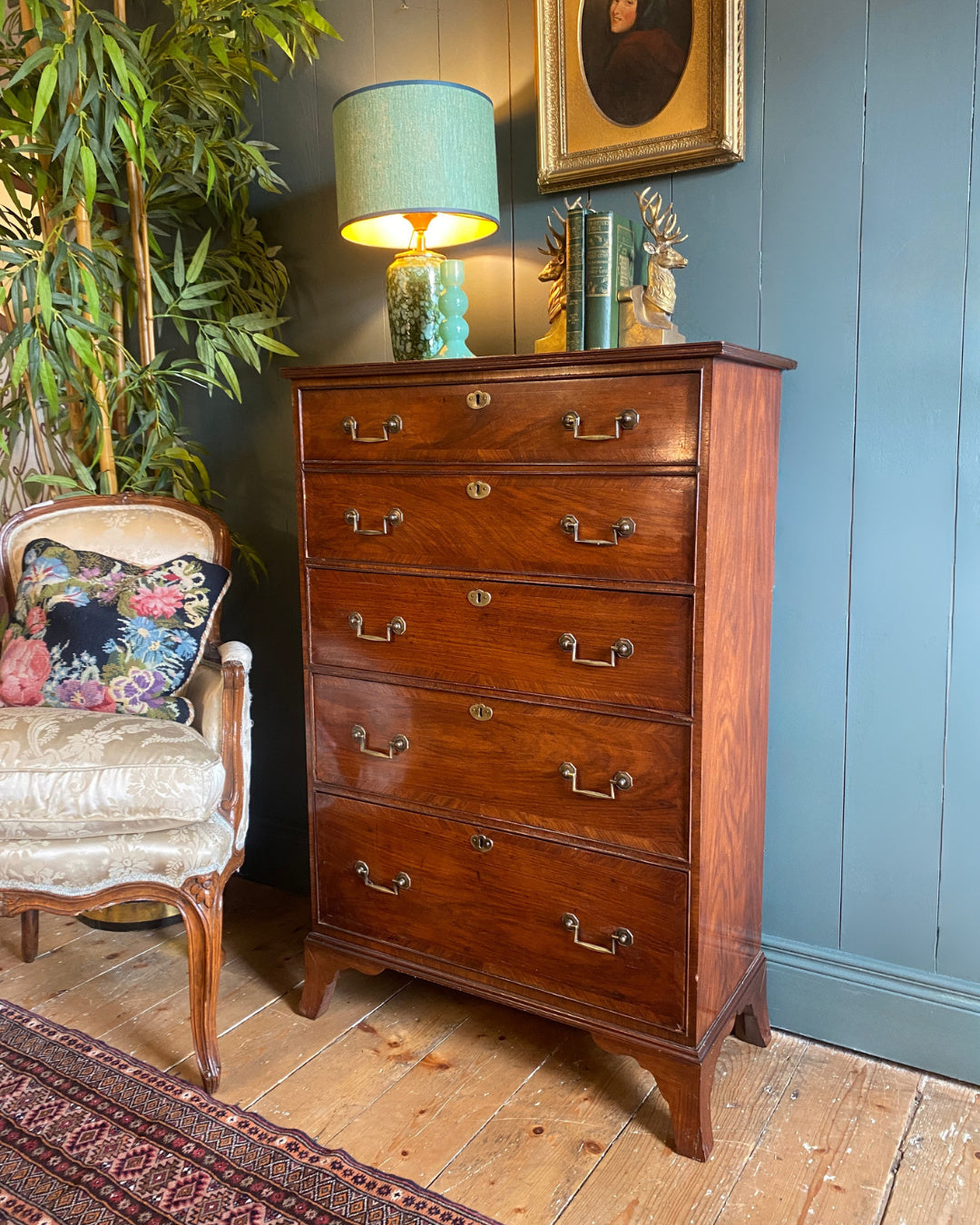 Georgian Mahogany Secretaire