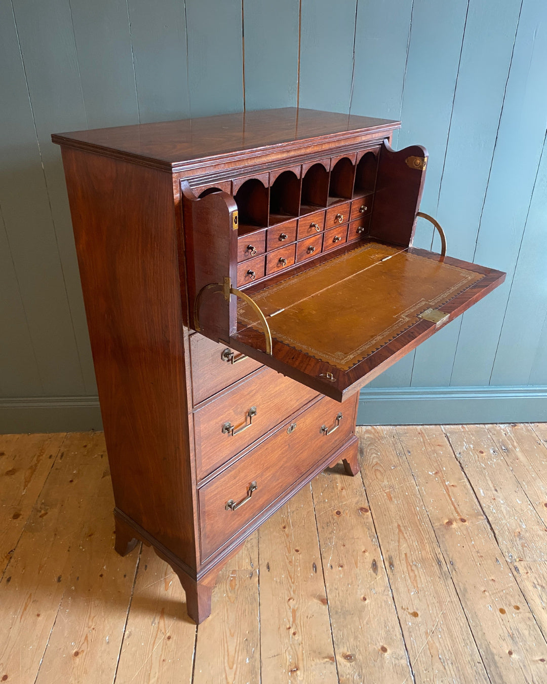 Georgian Mahogany Secretaire