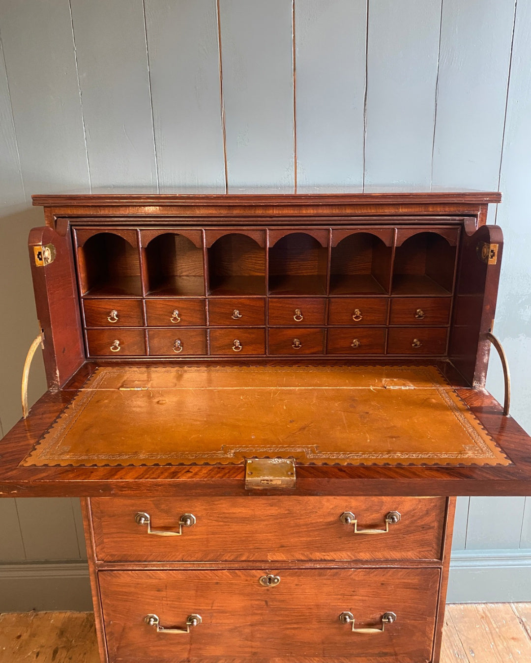 Georgian Mahogany Secretaire