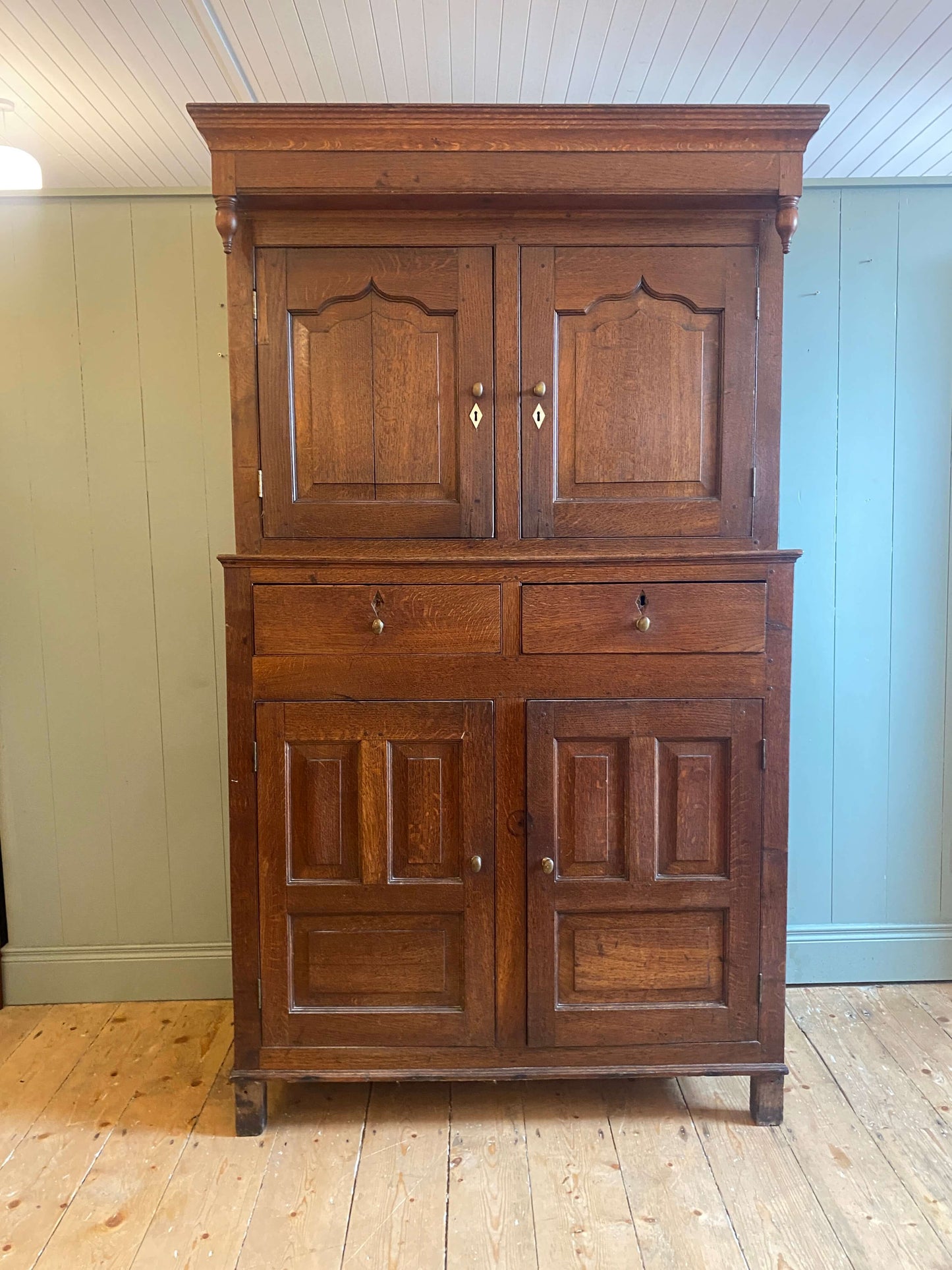 Georgian Oak Housekeeper's Cupboard