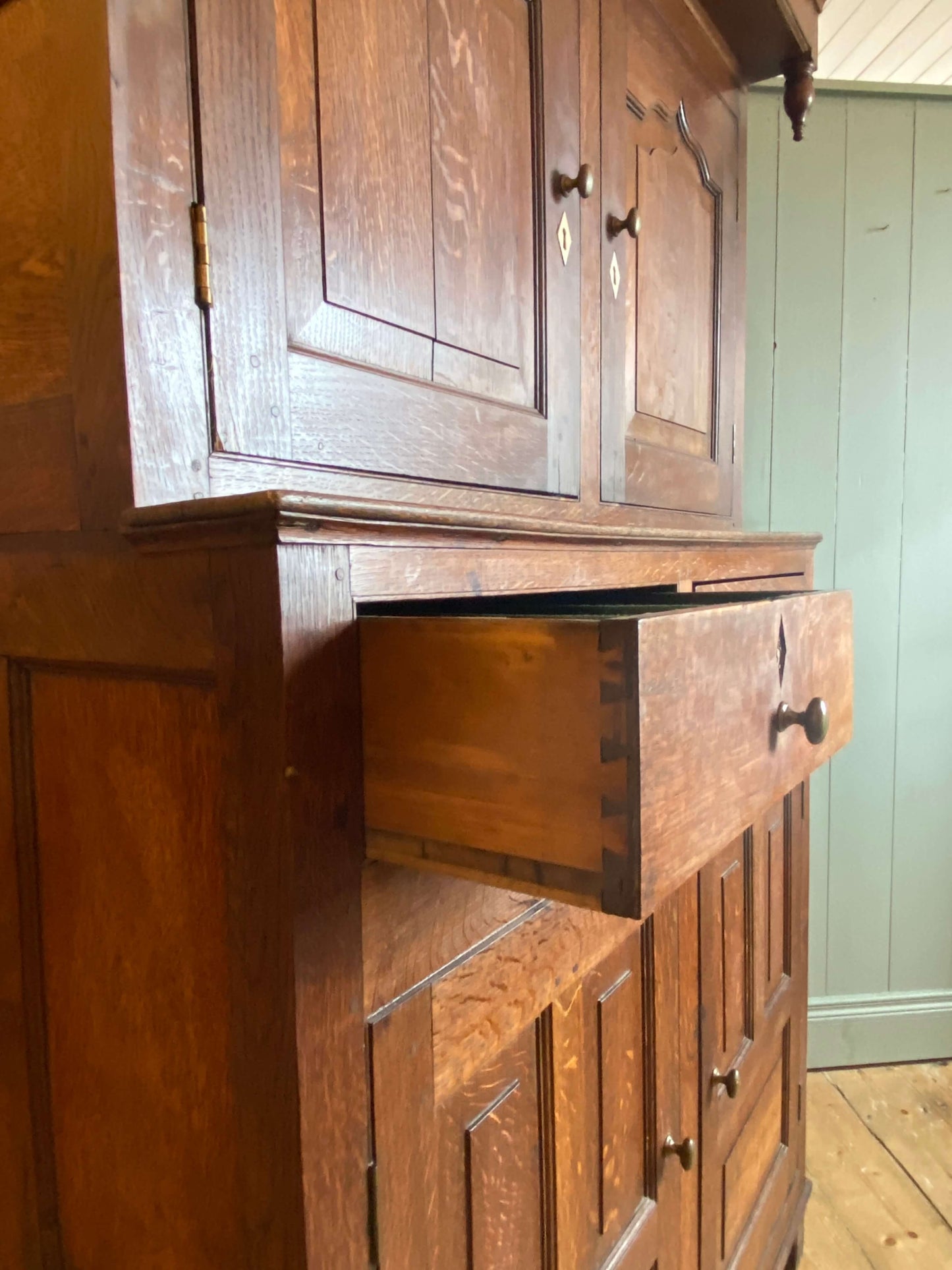 Georgian Oak Housekeeper's Cupboard