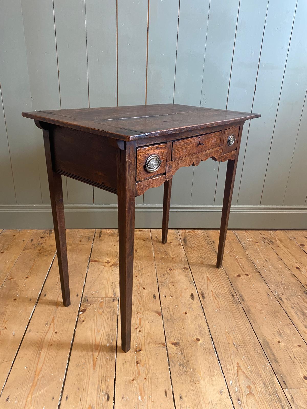 Georgian Oak Lowboy