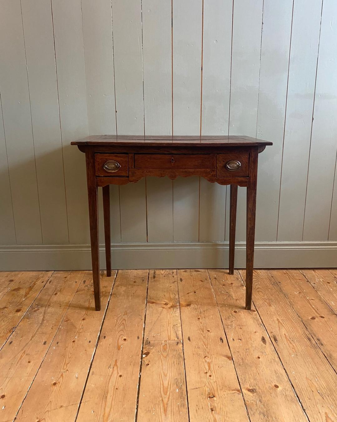 Georgian Oak Lowboy