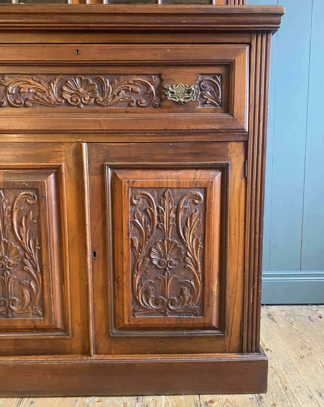 Mahogany Secretaire Bookcase