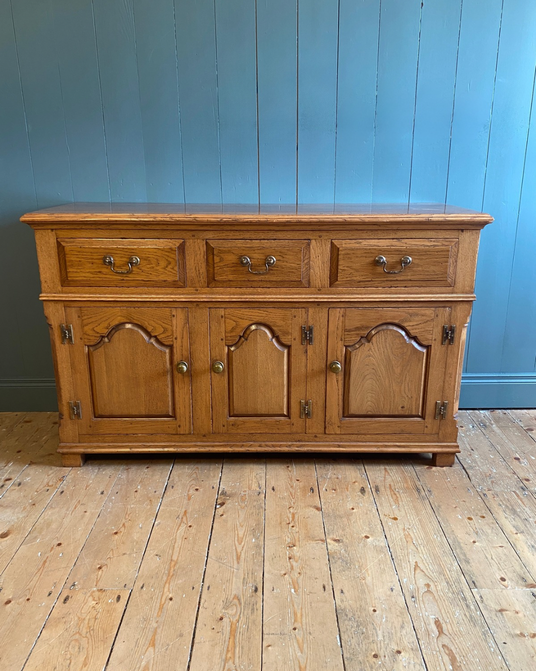 Golden Oak Dresser Circa 1920's