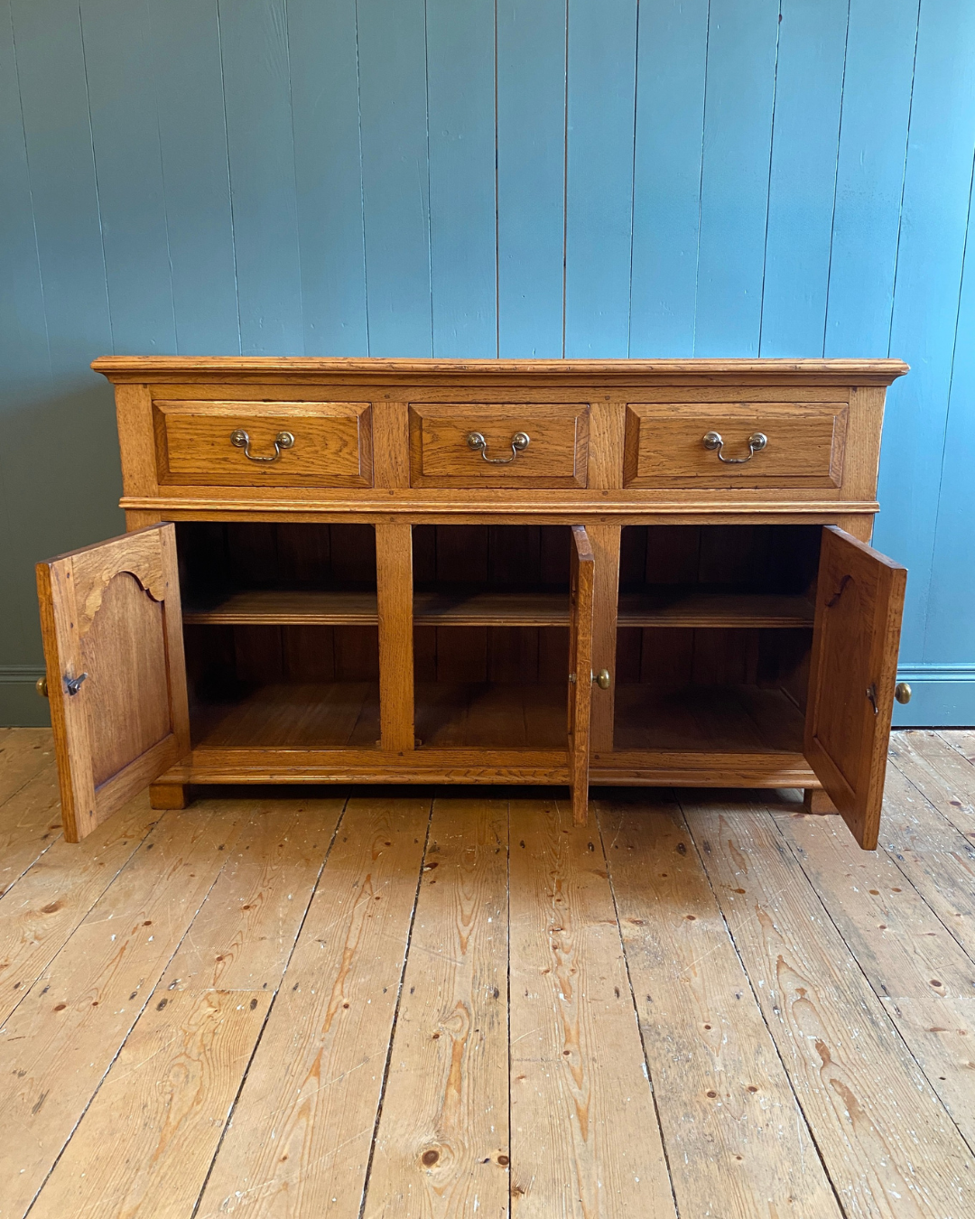 Golden Oak Dresser Circa 1920's