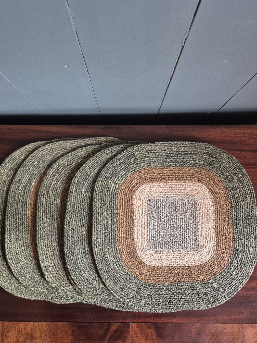 Green Square Seagrass Placemat