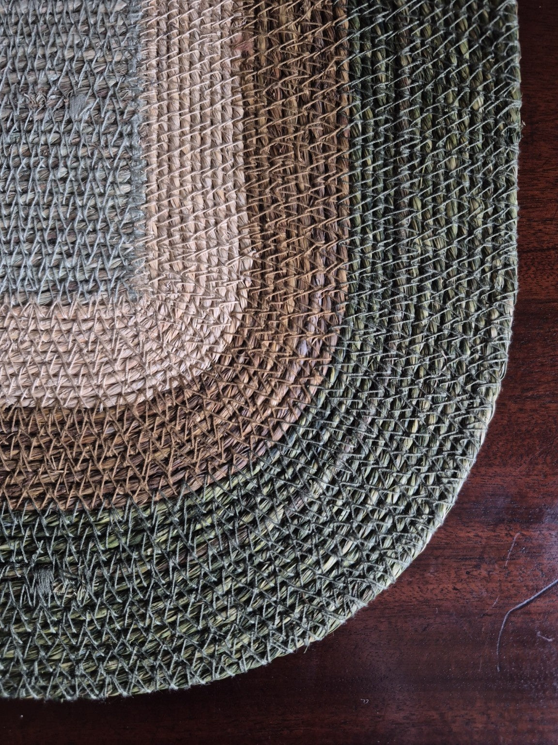 Green Square Seagrass Placemat