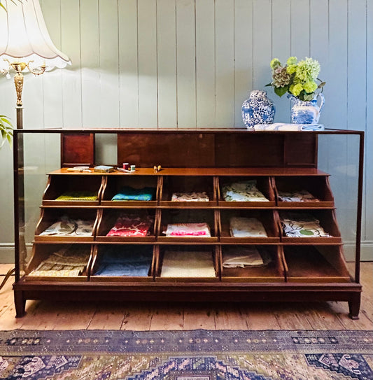 Antique Shop Display Haberdashery Counter