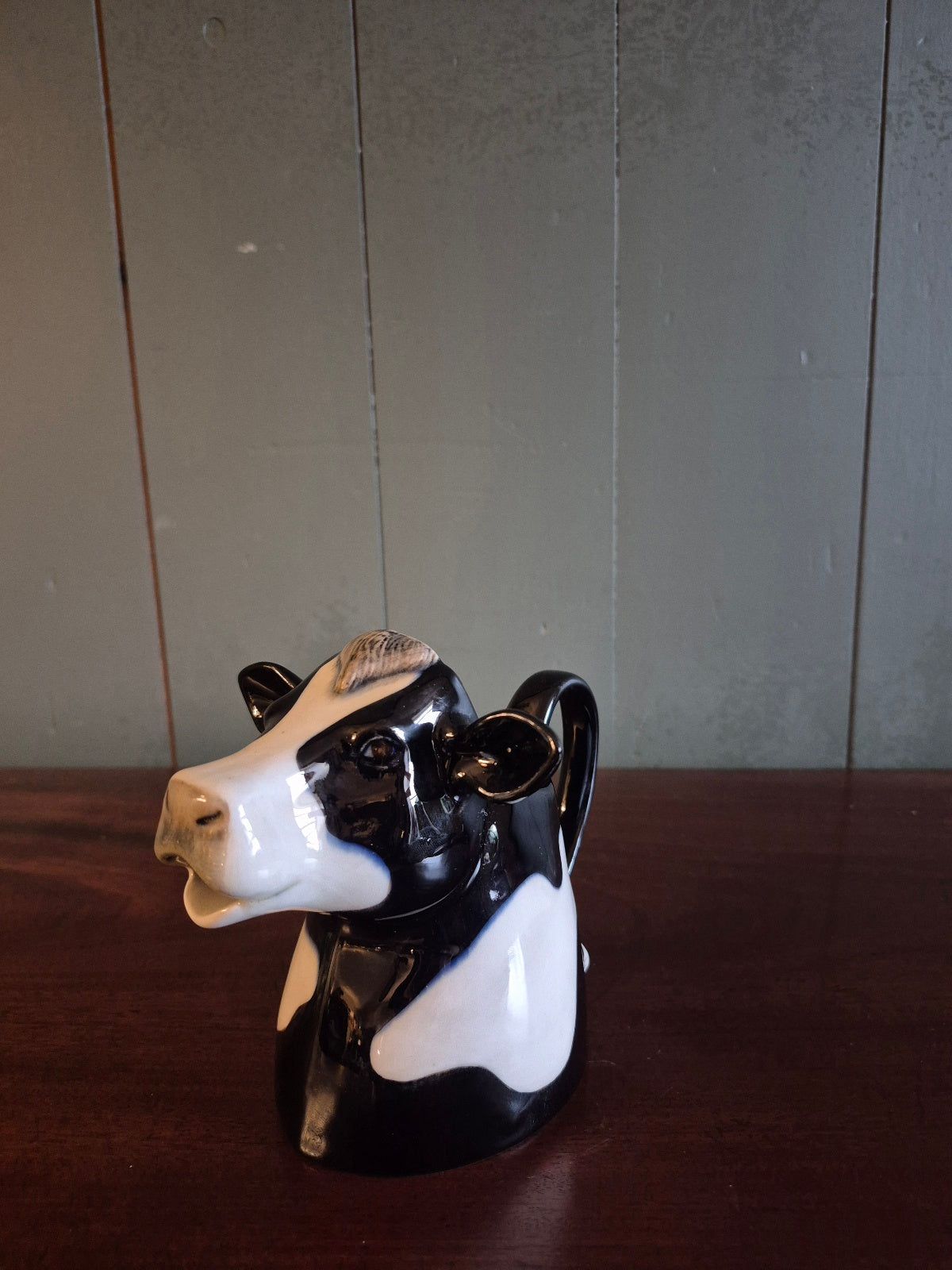 Hand Painted Cow Jug Large