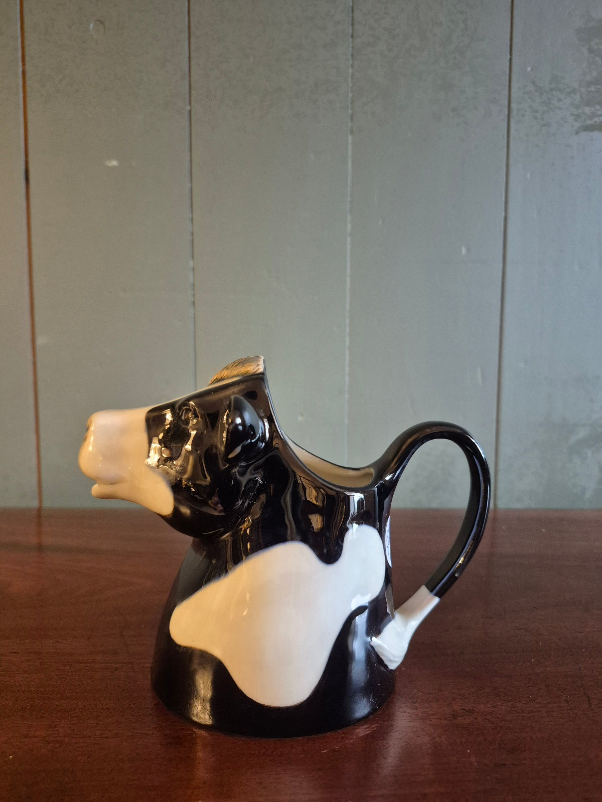 Hand Painted Cow Jug Large