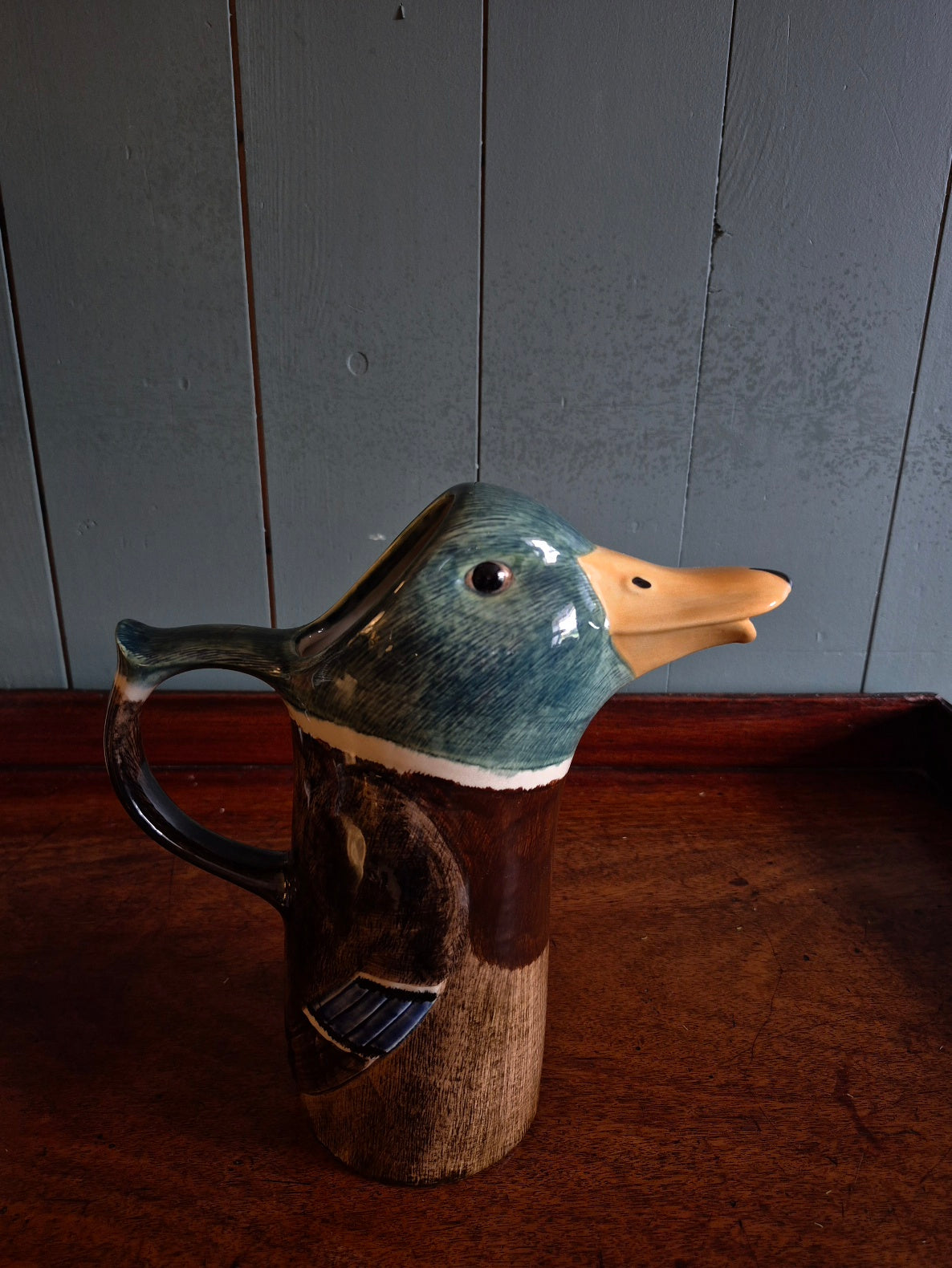 Hand Painted Duck Jug