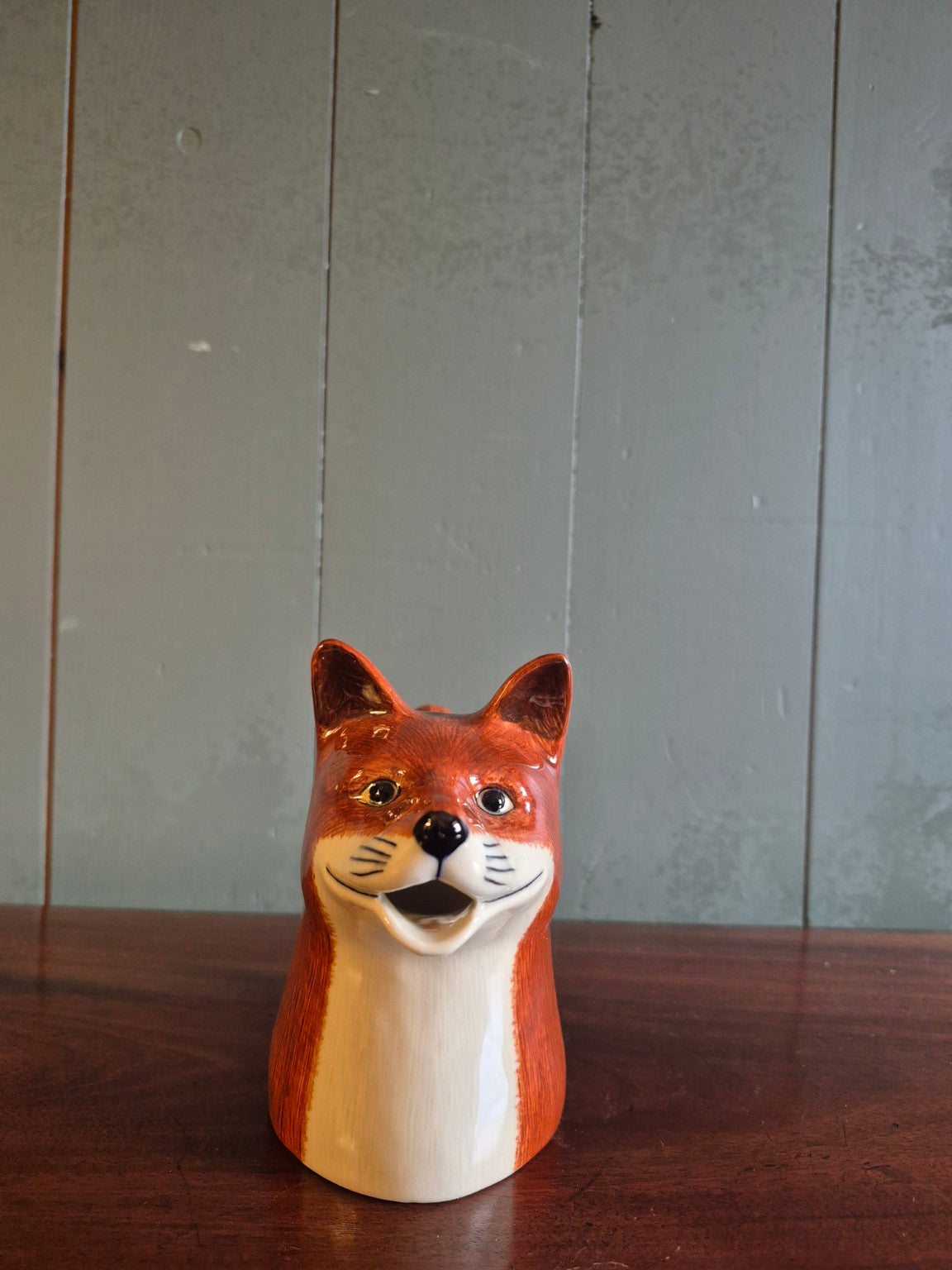 Hand Painted Fox Jug Large