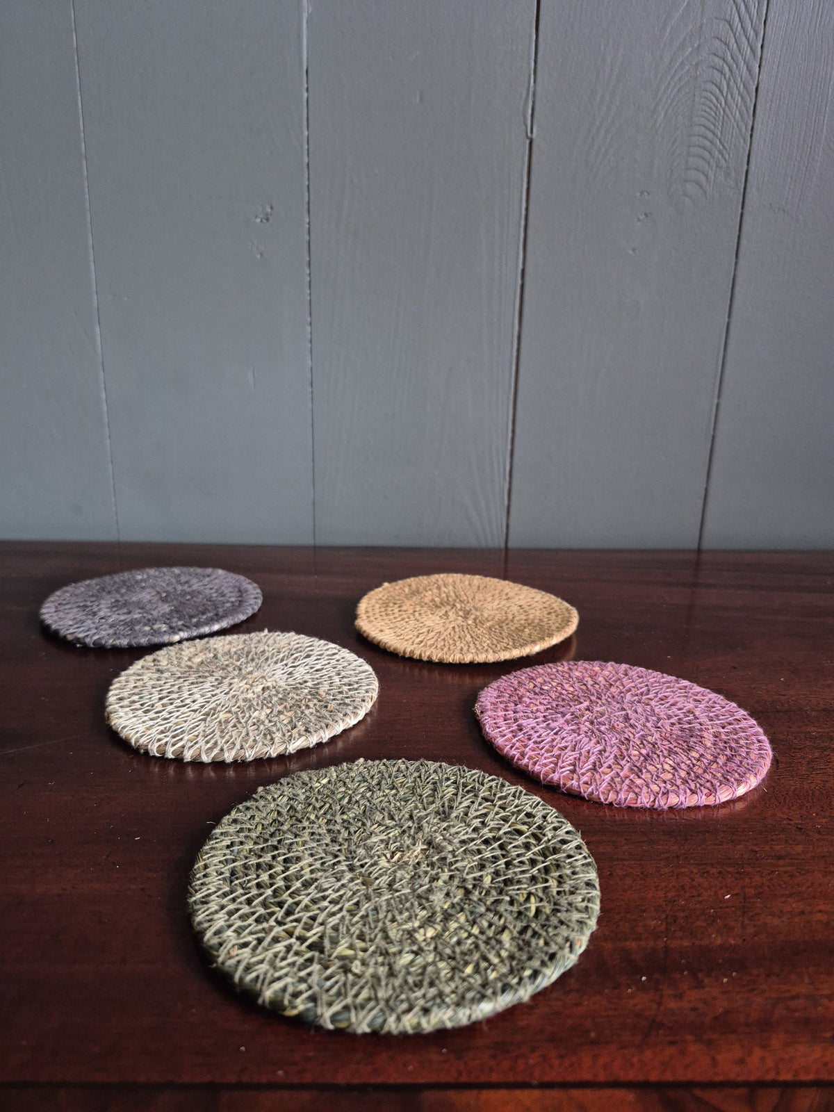 Handwoven Seagrass Coasters