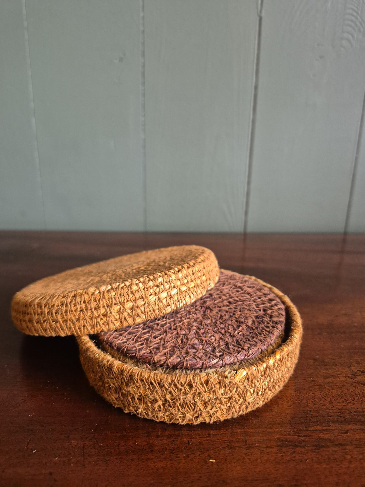 Handwoven Seagrass Coasters