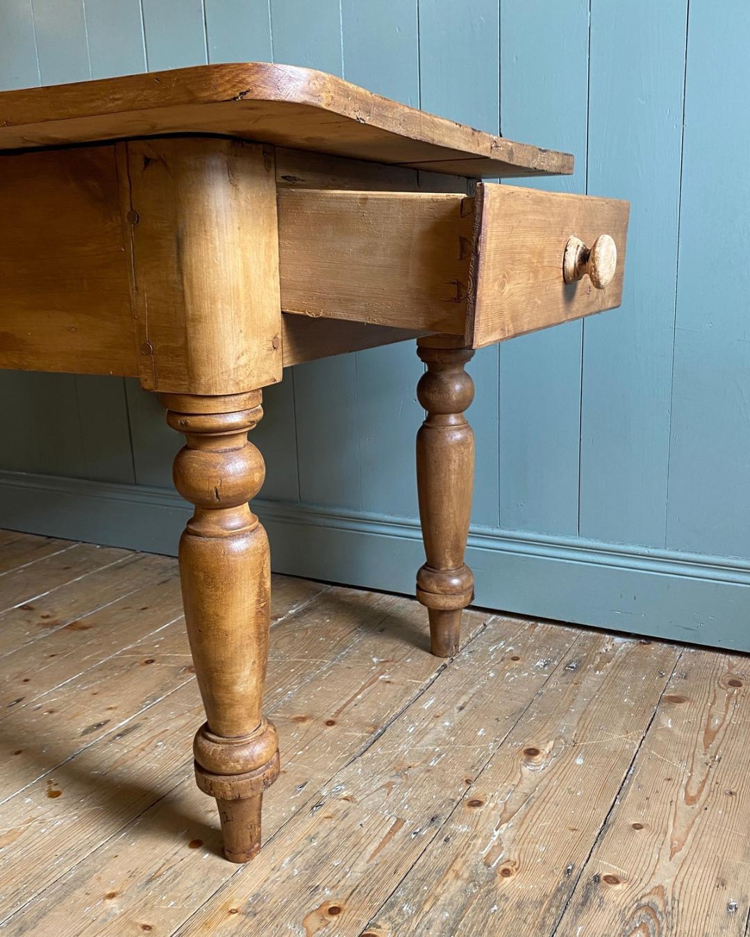 Victorian Pine Work Table