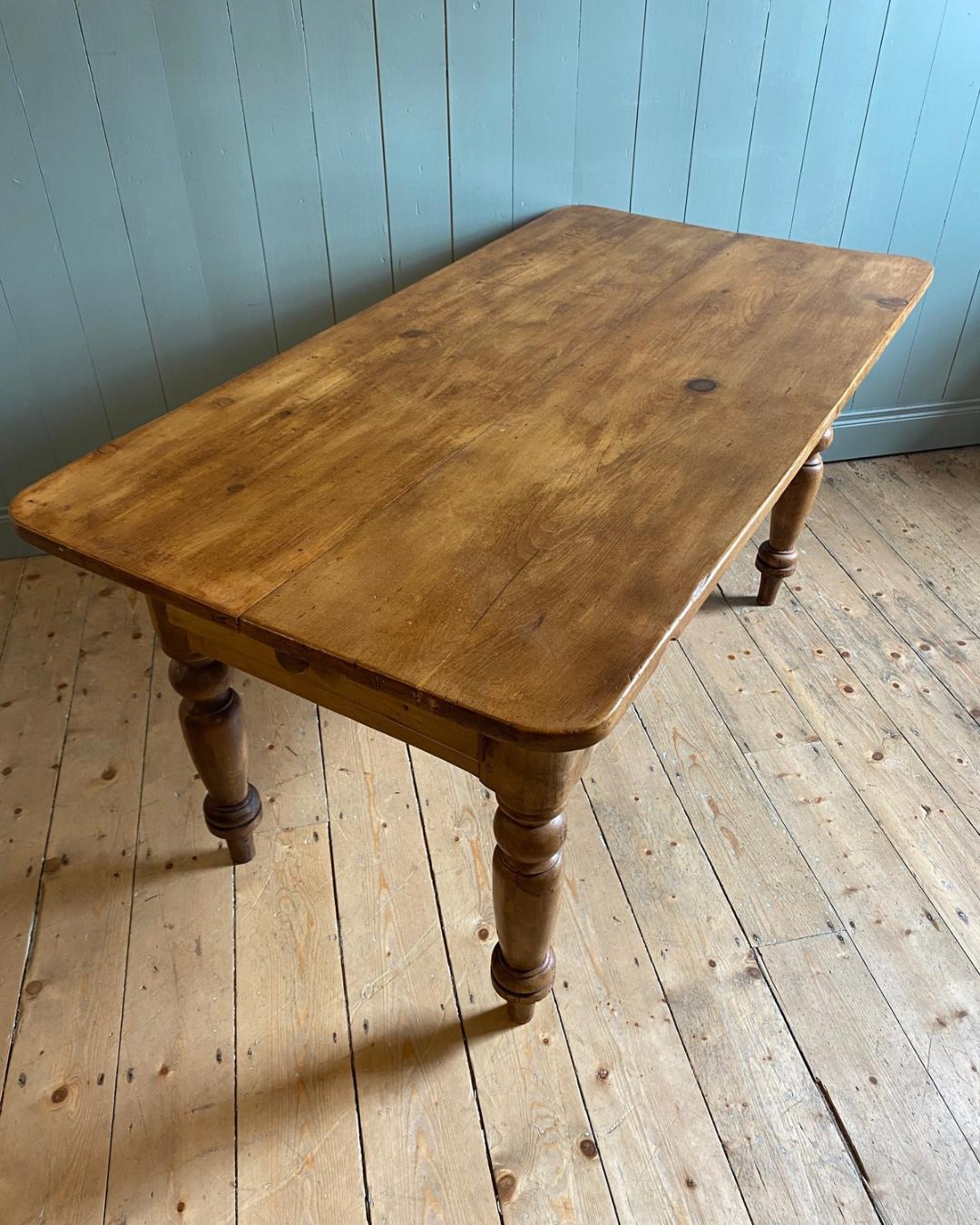 Victorian Pine Work Table