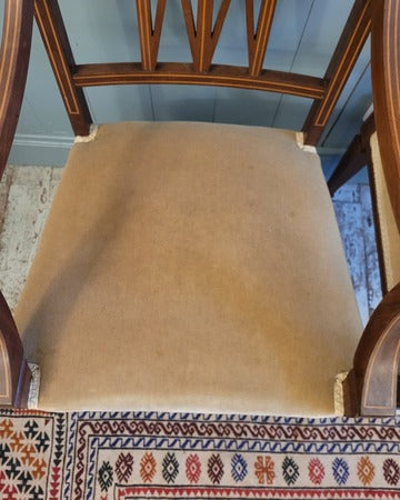 Pair of Inlaid Armchairs
