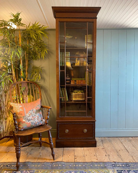 Georgian Tall Glazed Bookcase