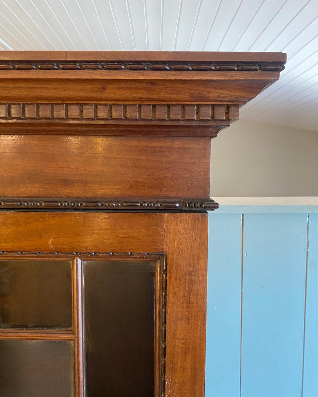 Georgian Tall Glazed Bookcase