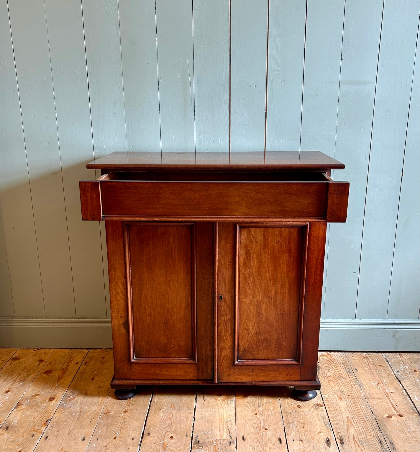 19th Century Mahogany Storage Cabinet