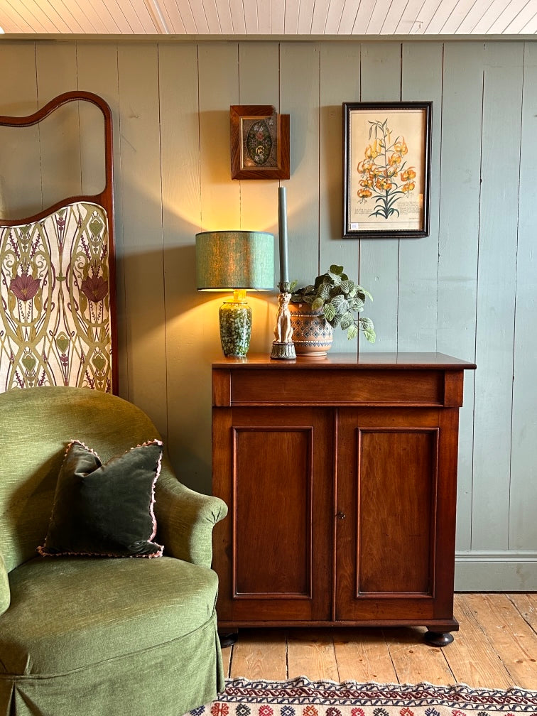 19th Century Mahogany Storage Cabinet