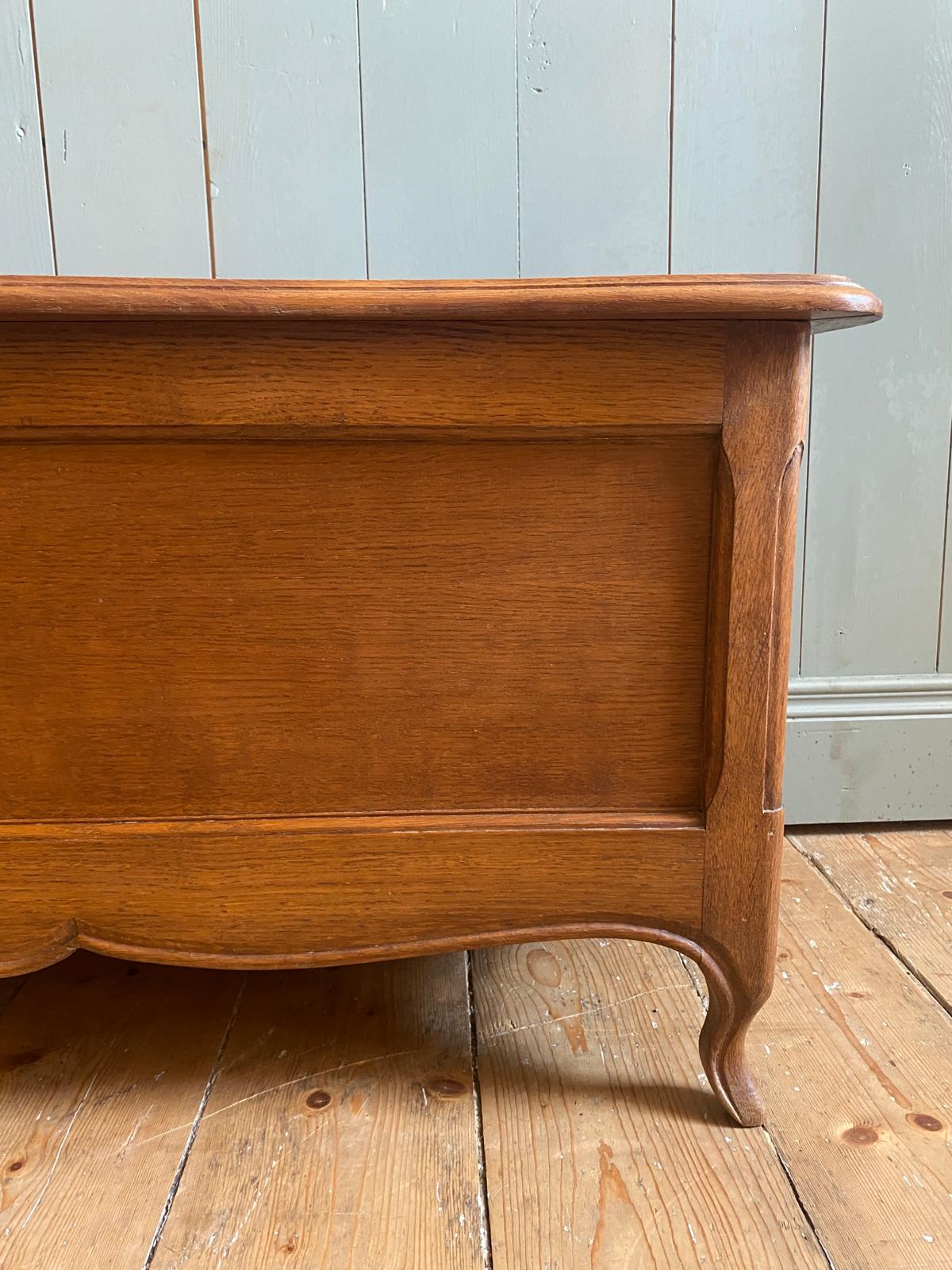 French Oak Blanket Box
