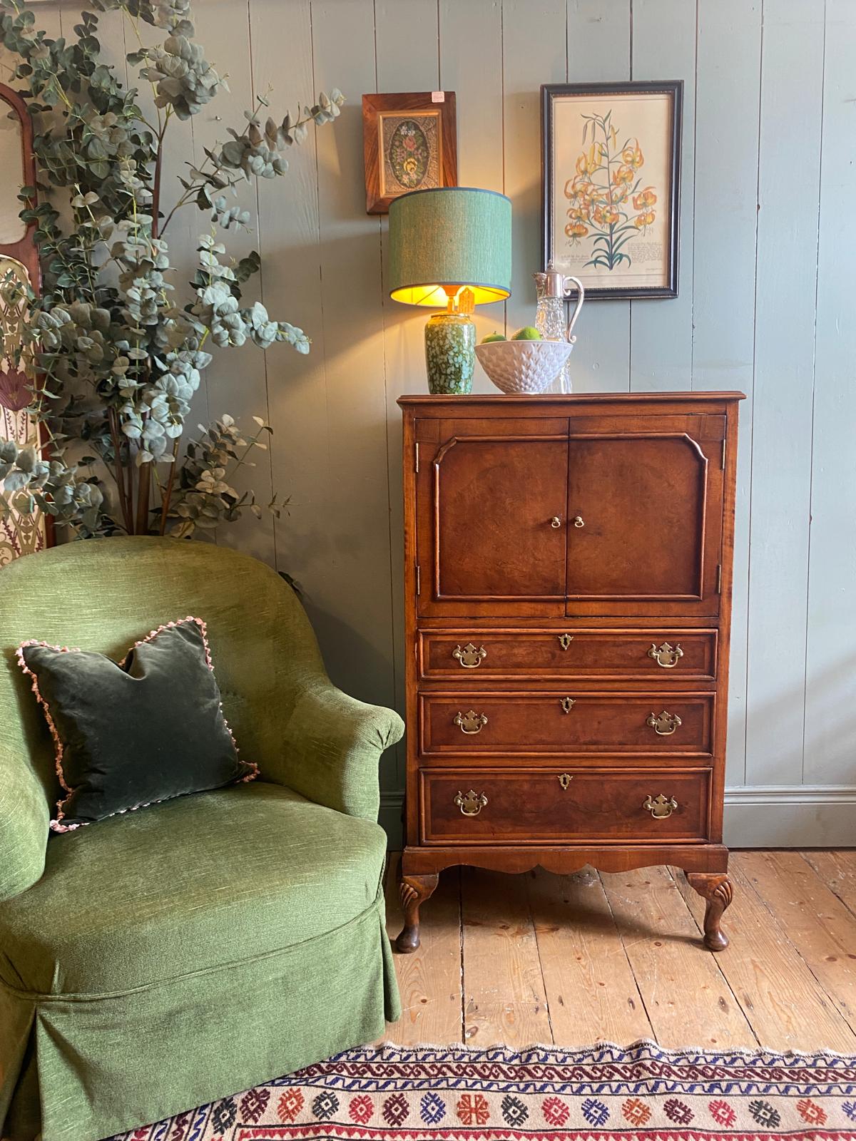 Early 1900s Mahogany Drinks Cabinet