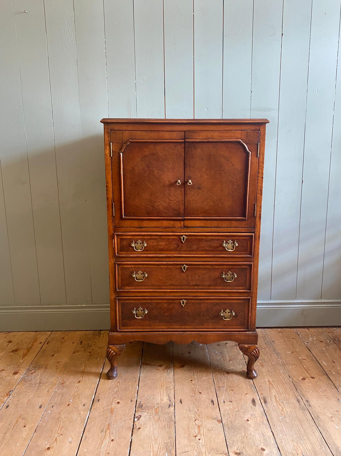 Early 1900s Mahogany Drinks Cabinet