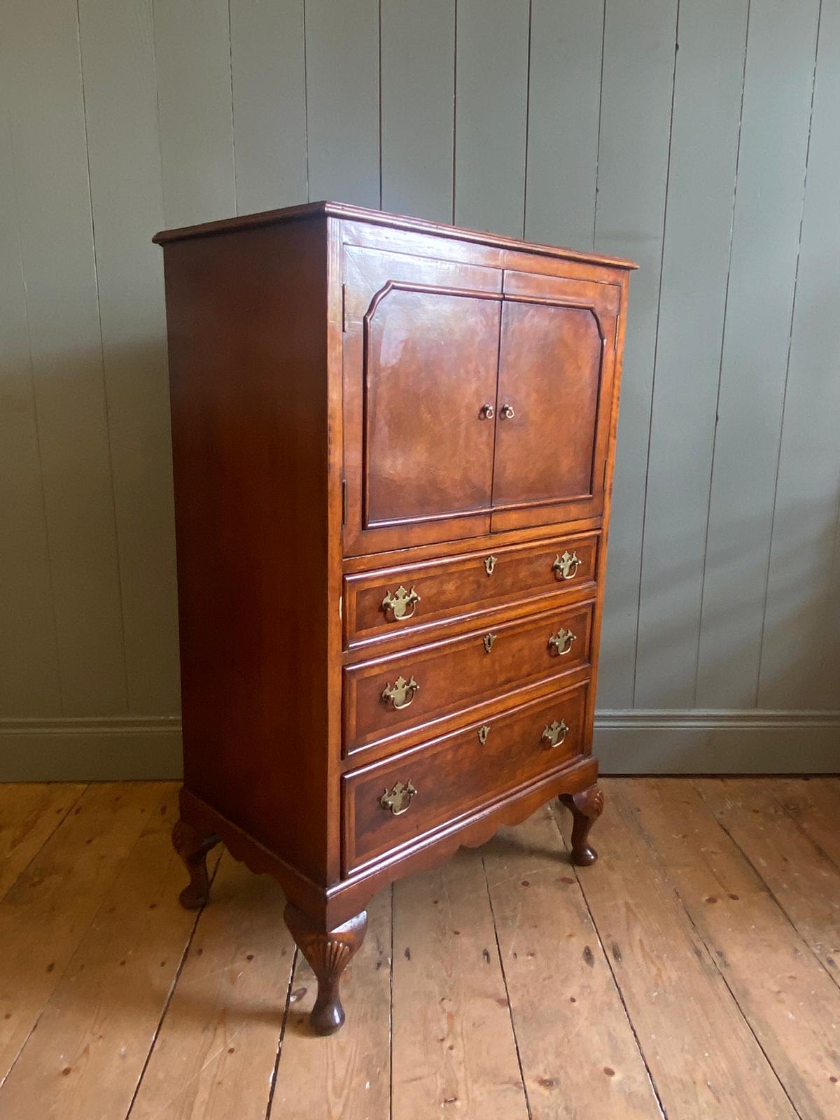 Early 1900s Mahogany Drinks Cabinet