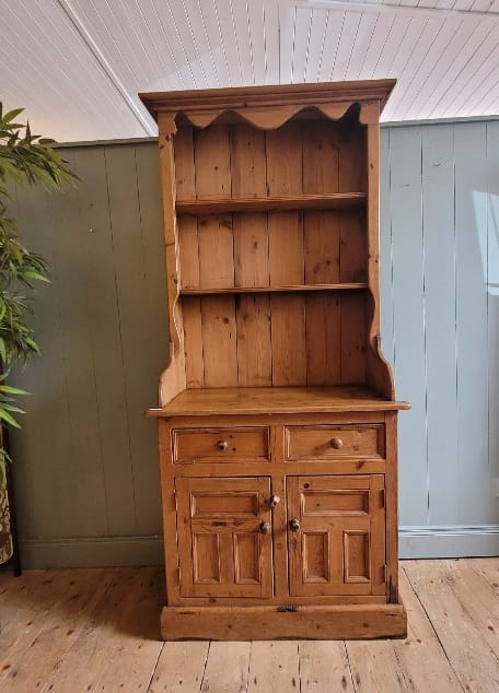 Antique Irish Pine Dresser