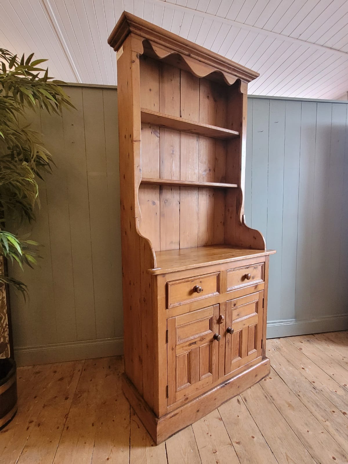 Antique Irish Pine Dresser