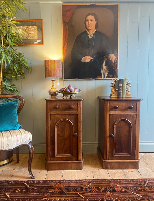 Pair of Victorian Bedside Lockers