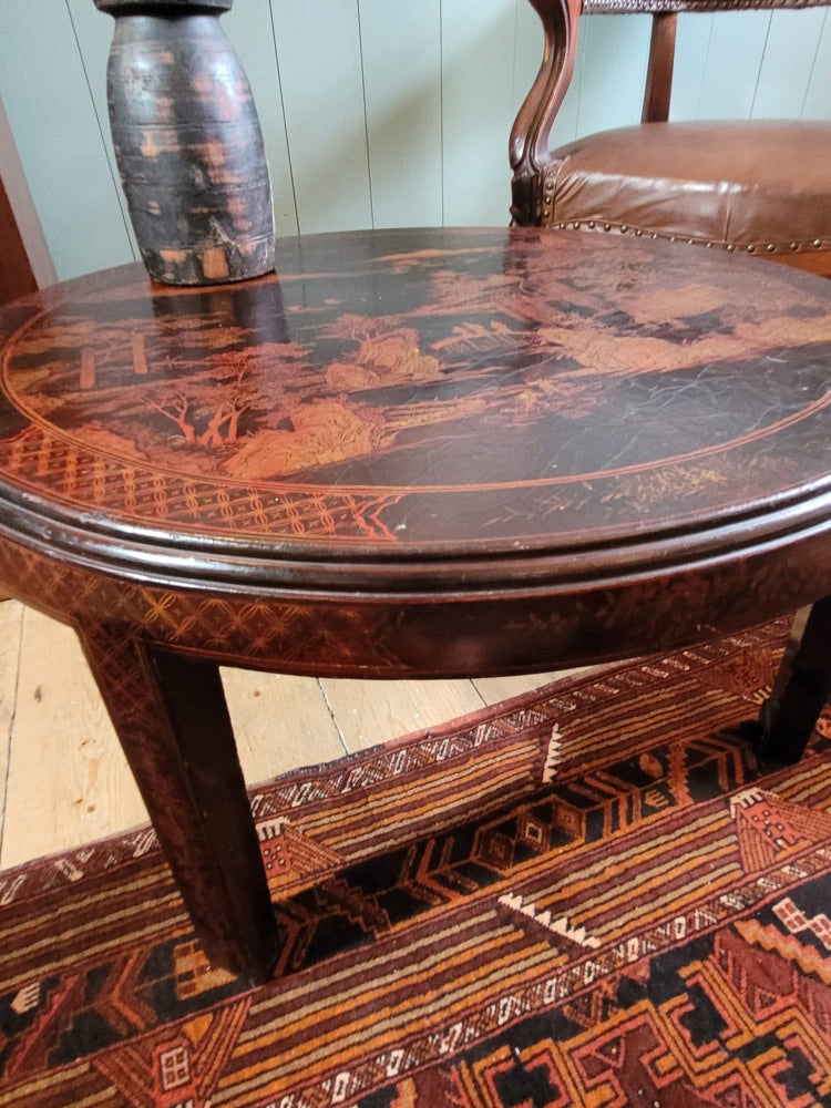 Chinese Lacquered Coffee Table