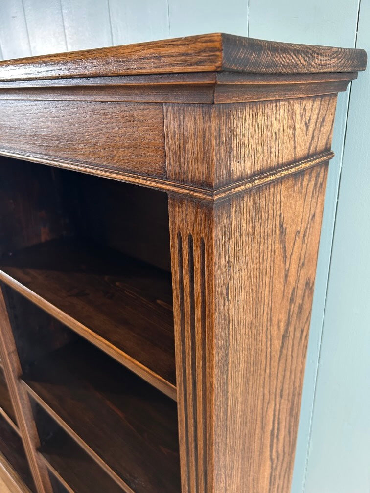 Edwardian Oak Bookcase