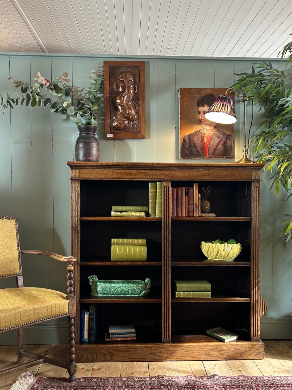 Edwardian Oak Bookcase
