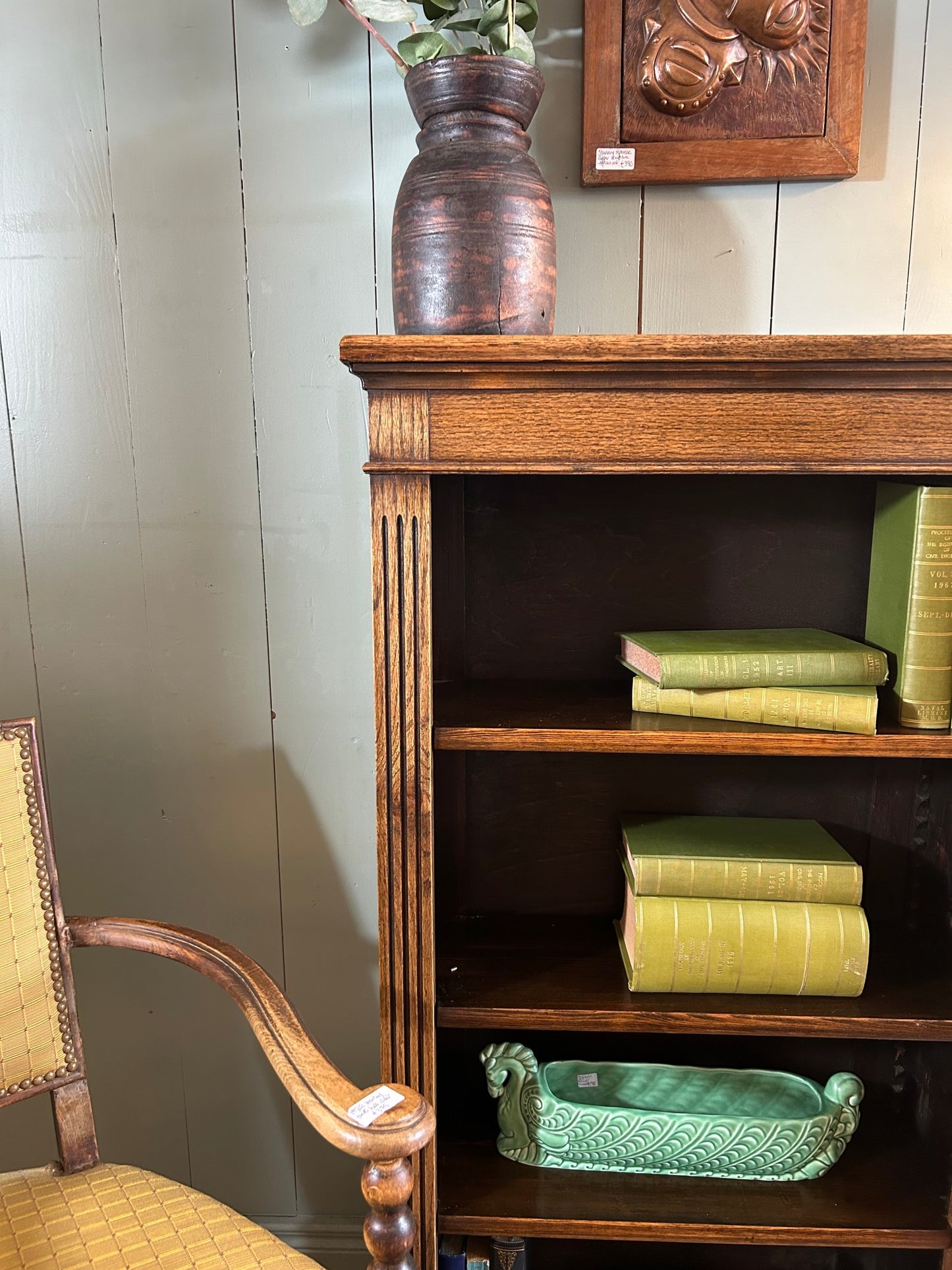 Edwardian Oak Bookcase