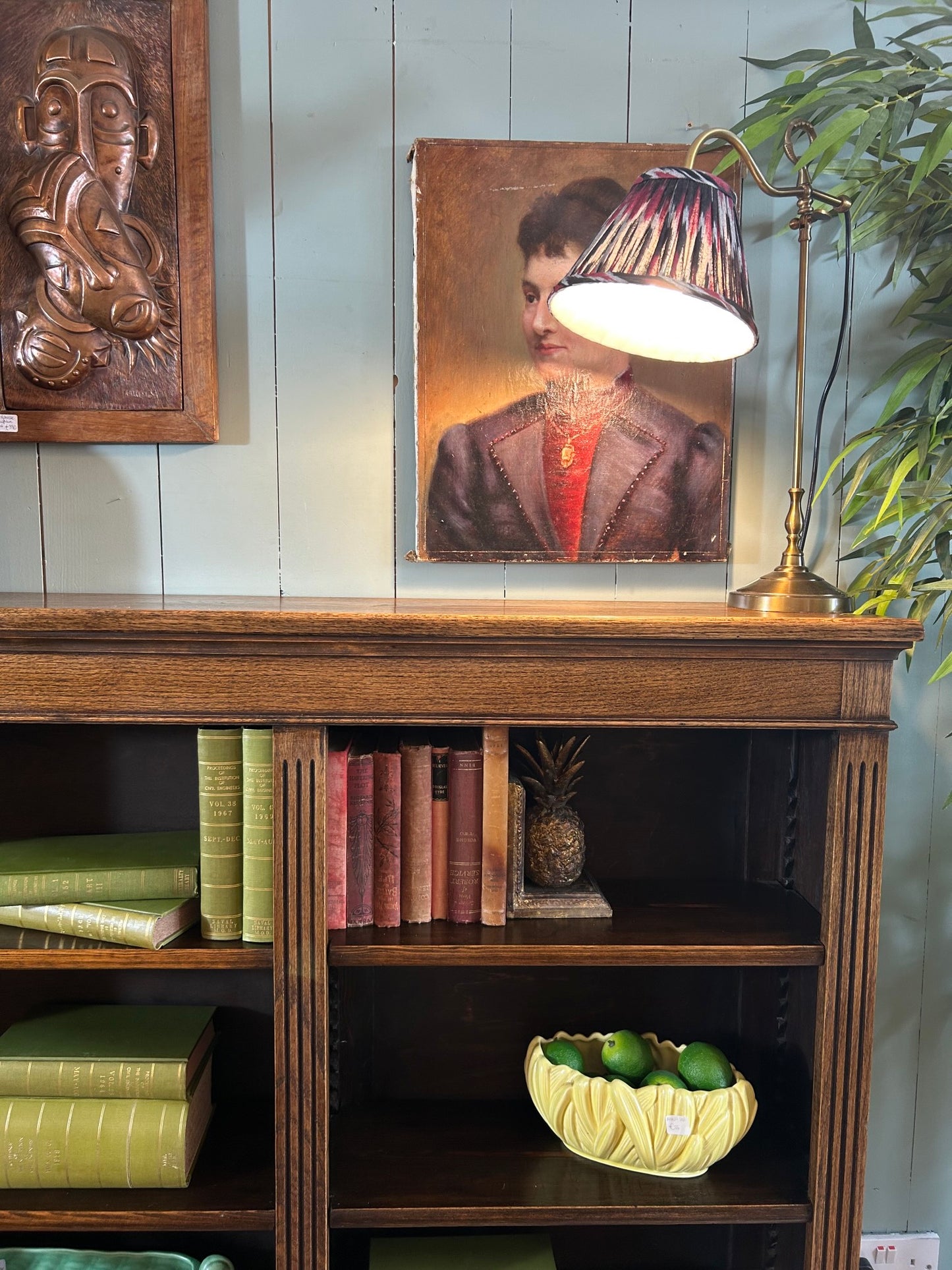 Edwardian Oak Bookcase